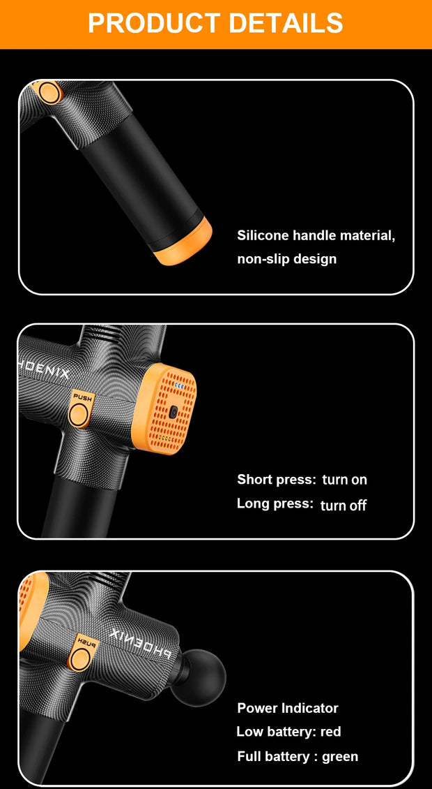 Deep Tissue Massage Gun – Muscle Relaxation & Dynamic Vibration Therapy