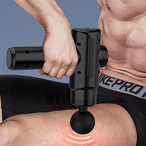 Electric Massage Gun – Deep Tissue Facial & Body Massager (8 Heads)