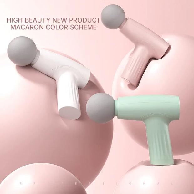 Mini Pink Massage Gun – Deep Tissue Handheld Therapy Tool