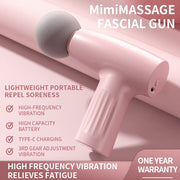 Mini Pink Massage Gun – Deep Tissue Handheld Therapy Tool