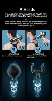 Portable Fascia Gun – Deep Tissue Vibration Massage Tool