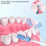 Dental Teeth & Gum Massager – Rubber Tip with Permanent Handle