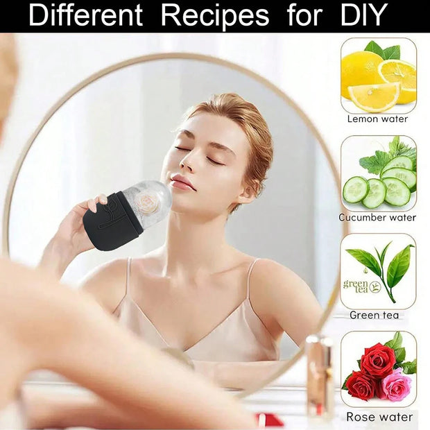 Three-Piece Ice Surface Roller Set – Facial Skincare & Massage Tools