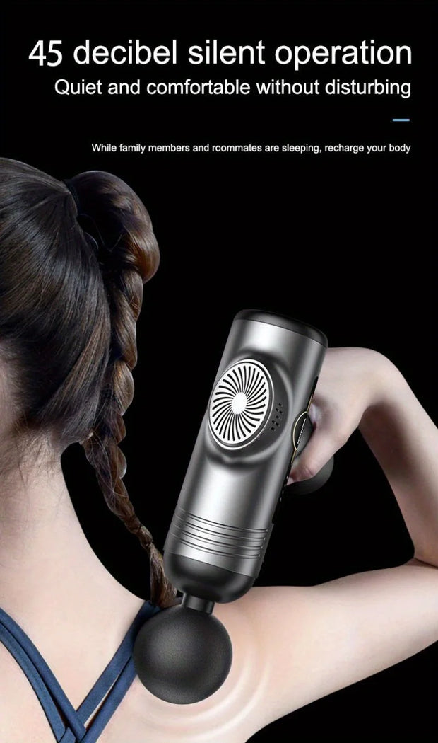 Portable Fascia Gun – Deep Tissue Vibration Massage Tool