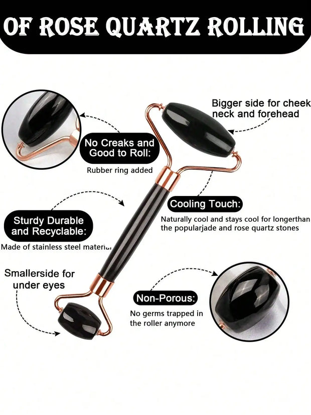 Three-Piece Ice Surface Roller Set – Facial Skincare & Massage Tools