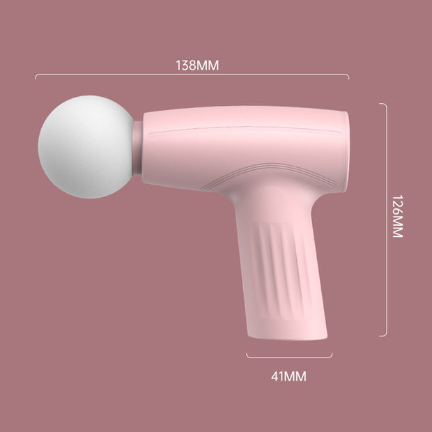 Mini Pink Massage Gun – Deep Tissue Handheld Therapy Tool