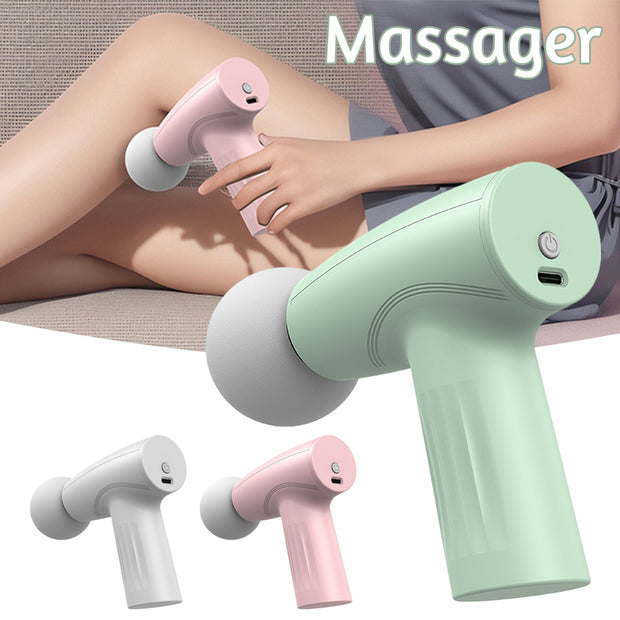Mini Pink Massage Gun – Deep Tissue Handheld Therapy Tool