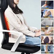 Electric Heating & Vibrating Massager Chair Pad