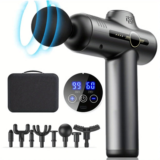 Portable Fascia Gun – Deep Tissue Vibration Massage Tool