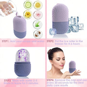 Three-Piece Ice Surface Roller Set – Facial Skincare & Massage Tools