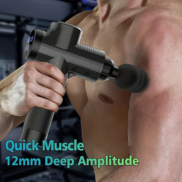 Portable Fascia Gun – Deep Tissue Vibration Massage Tool