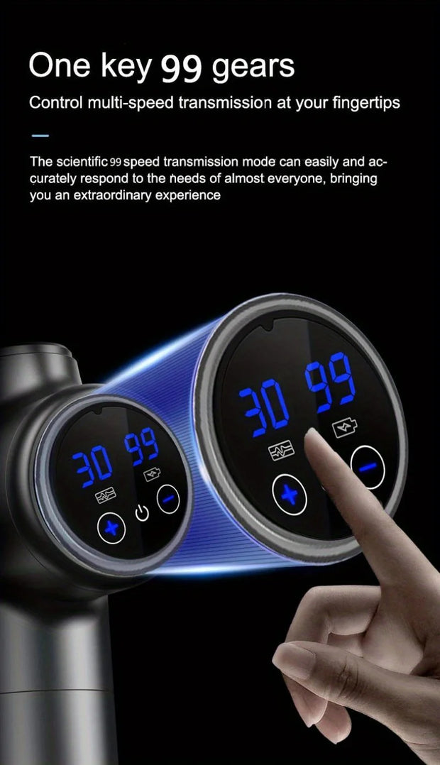 Portable Fascia Gun – Deep Tissue Vibration Massage Tool