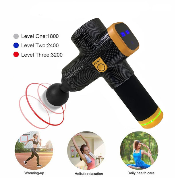 Deep Tissue Massage Gun – Muscle Relaxation & Dynamic Vibration Therapy