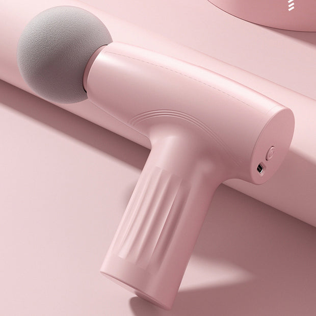 Mini Pink Massage Gun – Deep Tissue Handheld Therapy Tool