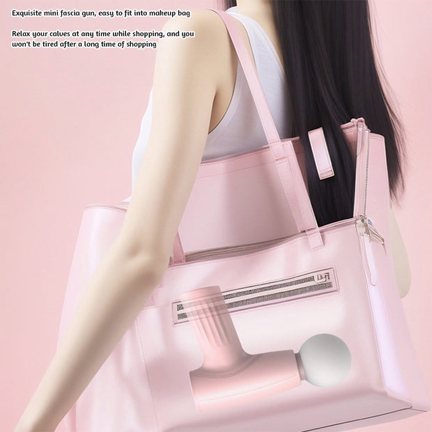 Mini Pink Massage Gun – Deep Tissue Handheld Therapy Tool