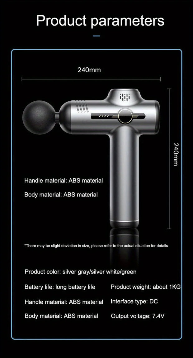 Portable Fascia Gun – Deep Tissue Vibration Massage Tool