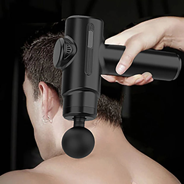 Electric Massage Gun – Deep Tissue Facial & Body Massager (8 Heads)