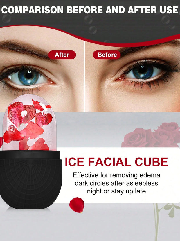 Three-Piece Ice Surface Roller Set – Facial Skincare & Massage Tools