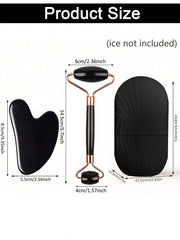 Three-Piece Ice Surface Roller Set – Facial Skincare & Massage Tools